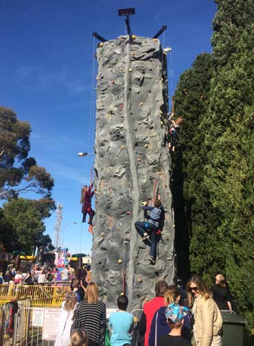 Festival Catering Rock Climbing Wall Hire